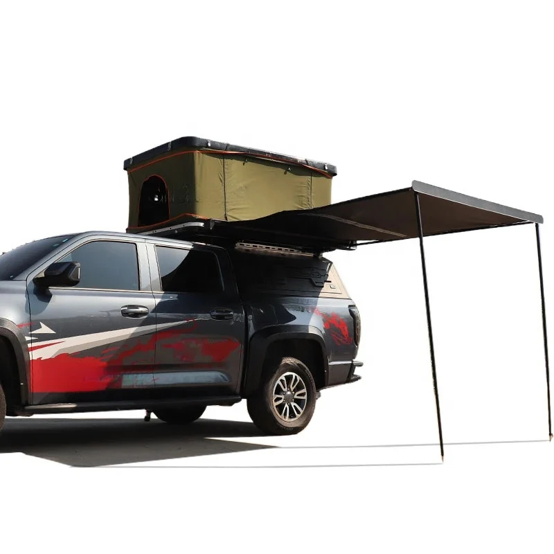 Outdoor Camping Van Tent - 折りたたみ式屋外キャンピングバンカーオーニング、トラベルルーフトッププルアウトテント、カーサイドオーニング、高品質