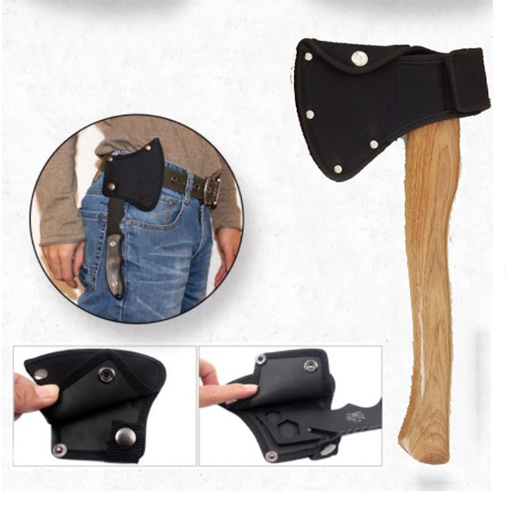 Camp Axe Hatchet - Oxford-多機能ポータブルナイフ,サバイバル,シース,アウトドア,キャンプ,ブレードプロテクション用のソフトツール