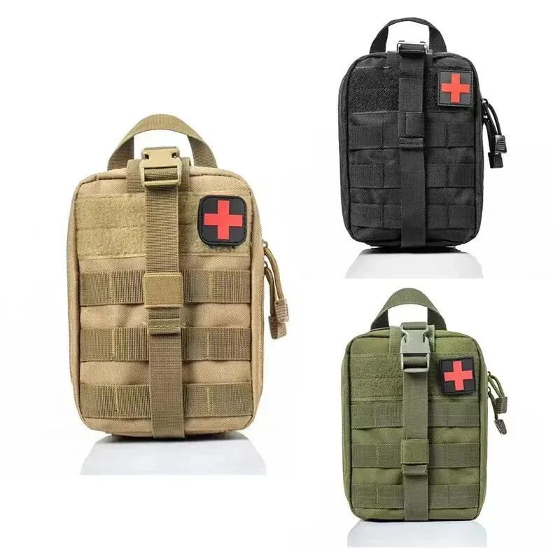 Survival Kit - 戦術的な応急処置キット医療バッグ緊急屋外狩猟車キャンプモールサバイバルツール EDC ポーチオーガナイザー