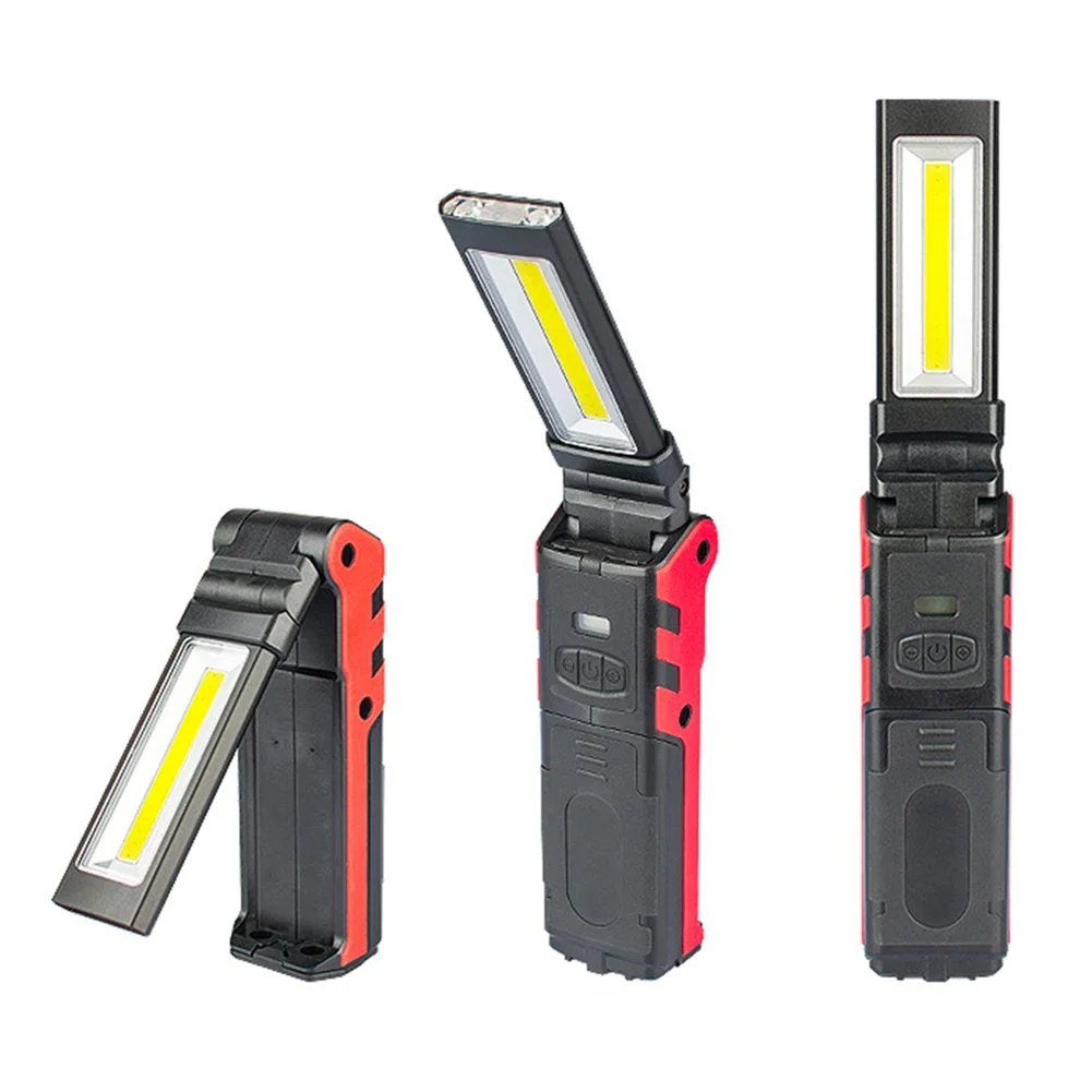 Outdoor Camping Adventure Lamp - 調光可能な COB LED ワークライト USB 充電式懐中電灯、磁気
