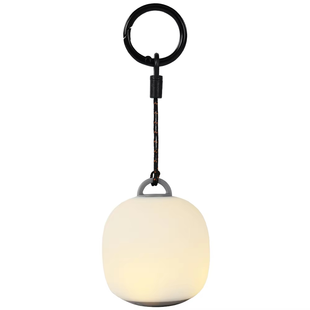 Outdoor Camping Adventure Lamp - ミニ卵型シリコン製キャンプランタン、USB充電式ポータブルLEDテントランプ、屋外ピクニックや心地よい雰囲気照明に