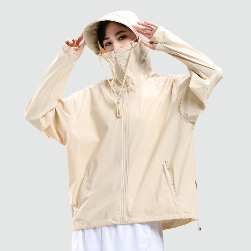 Outdoor Camping Jacket - メンズ・レディースジャケット 夏用 クールで通気性のある大きなつば UVカット アウトドア ビーチ