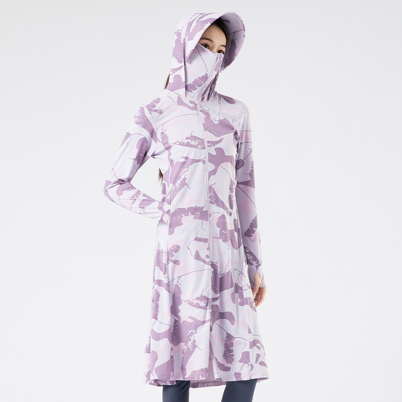Outdoor Camping Jacket - 速乾性 UPF50 ランニング保護服女性ランニングジャケット通気性ジャケット屋外速乾性薄手のコートキャンプハイキング