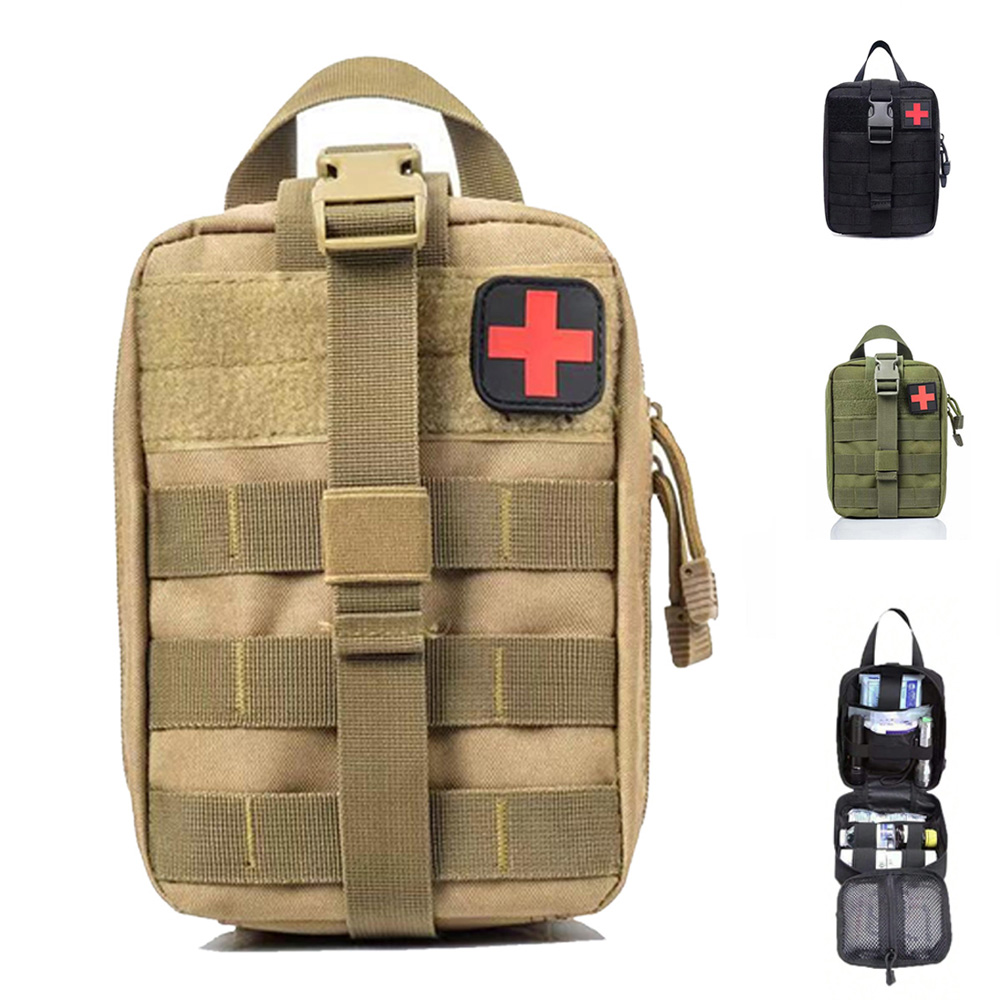 Survival Kit - 応急処置キット 医療緊急バッグ 男女兼用 アウトドアスポーツ 旅行 多目的