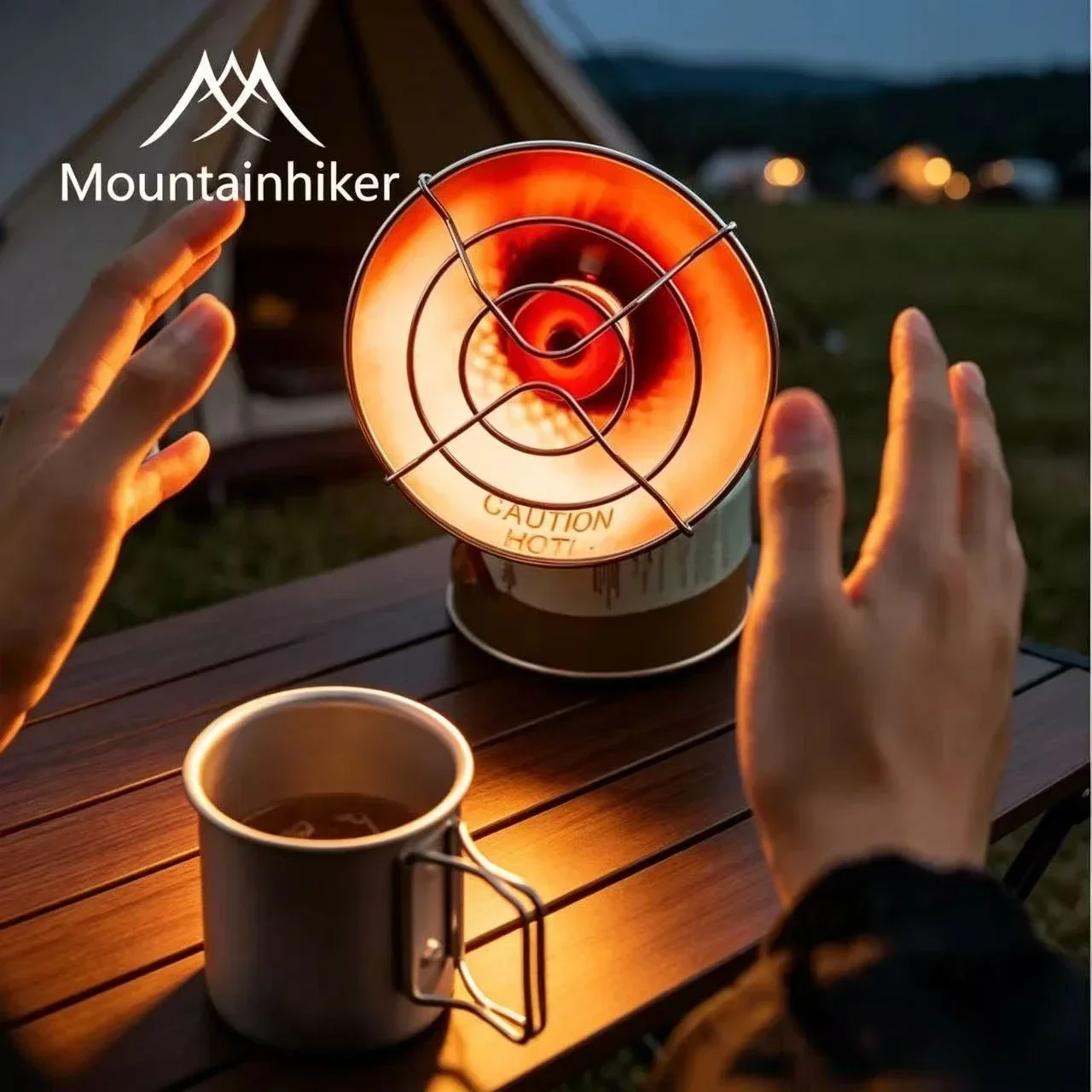 Outdoor Camping Gas Heater - マウンテンハイカー アウトドア キャンプ ミニ ポータブル ガスヒーターストーブ