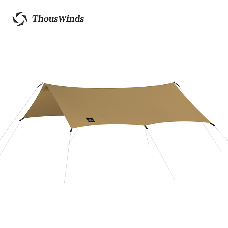 Waterproof Tarp Shelter - Thous Winds 4 シーズンキャンプキャノピー超軽量 15D ダブルシリコンコーティング防水ハイキングオーニングサンタープ