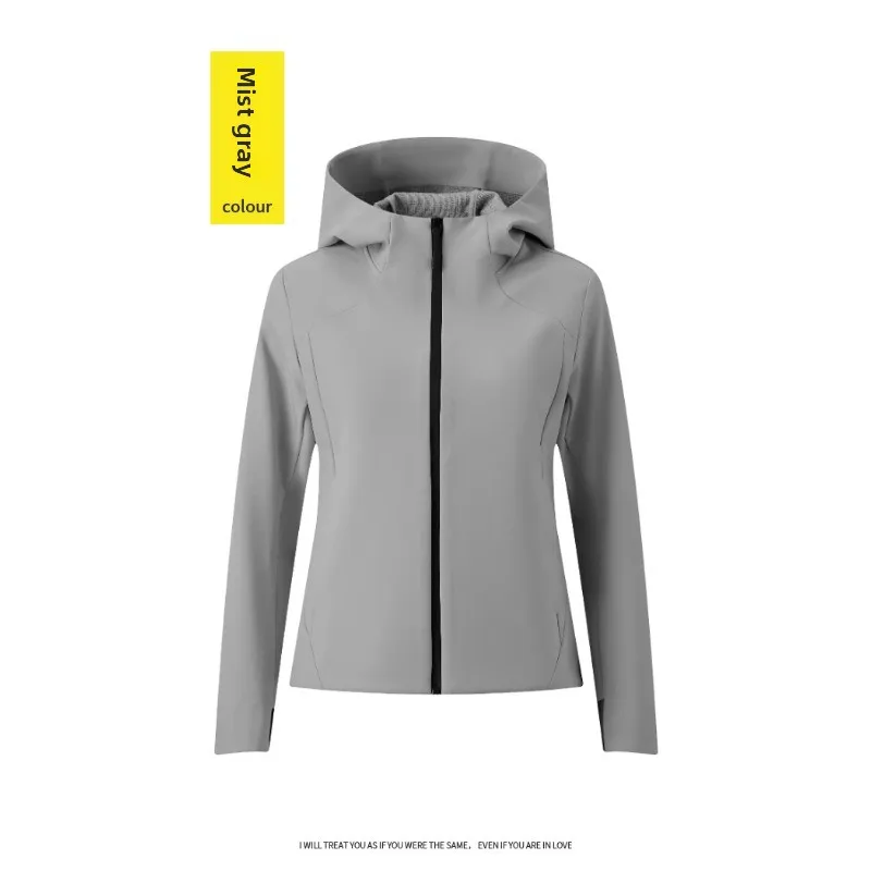 Outdoor Camping Jacket - 男春秋アウトドア登山キャンプレジャーフード付きフェラーリジャケットファッショナブルな防風通気性暖かいカップルコート