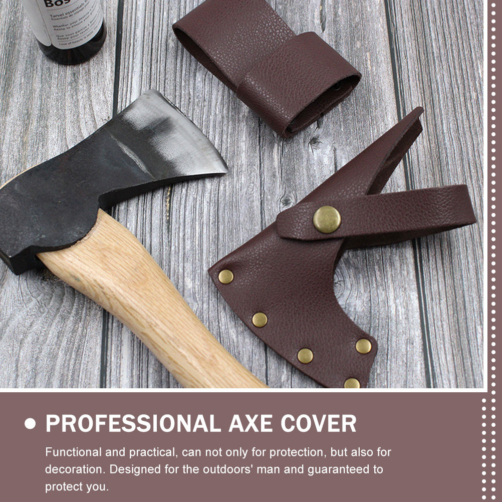 1セット 厚手の斧シース保護カバー アウトドアキャンプ用 斧 - Camp Axe Hatchet のレビューと価格