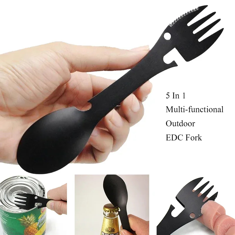 1-2 個アウトドアサバイバルツール 5 in 1 キャンプ - Camping Knife Multi-Tool のレビューと価格