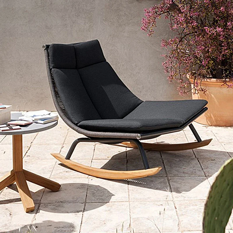 北欧リラックスロッキングチェアキャンプシングルモダンアウトド - Outdoor Camping Rocking Chair のレビューと価格