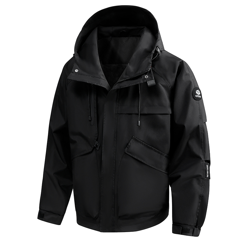 メンズ防水ハイキングジャケット ソフトシェル フード付き ウ - Outdoor Camping Jacket のレビューと価格