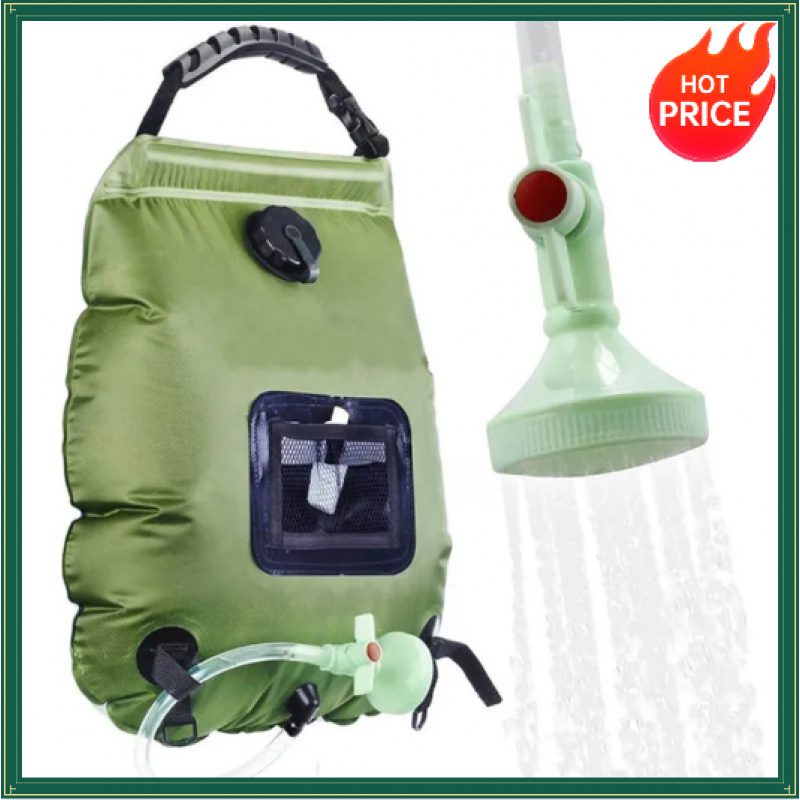 ソーラーシャワーバッグ 20L アウトドア ソーラー加熱 プ - Outdoor Camping Hot Water Shower のレビューと価格