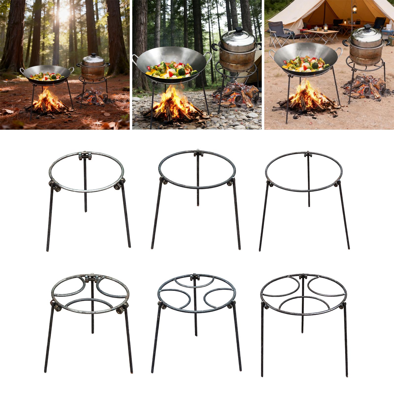キャンプファイヤー三脚、ダッチオーブン多目的中華鍋ホルダー、 - Outdoor Camping Oven のレビューと価格