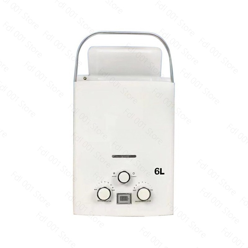 6L ポータブル タンクレス ガス給湯器 アウトドア キャン - Outdoor Camping Hot Water Shower のレビューと価格