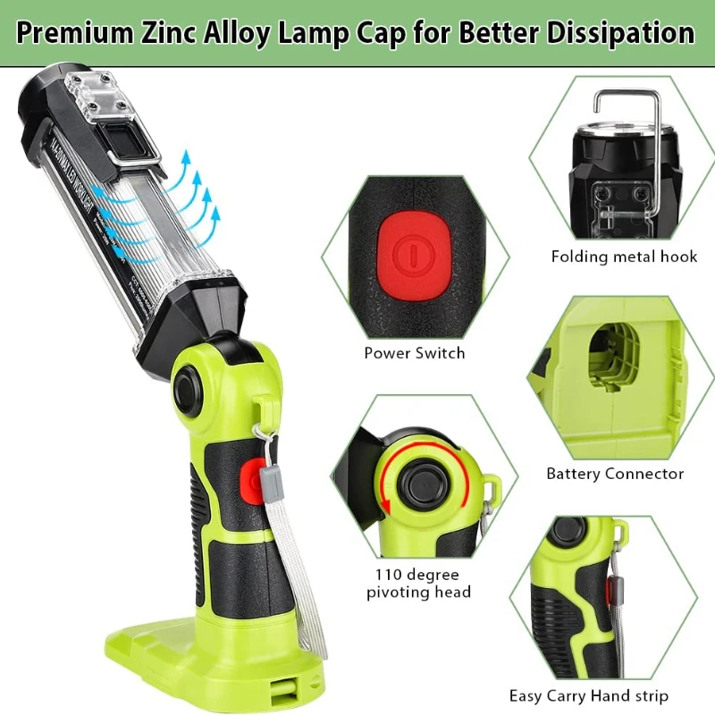 LED ワークライト リョービ ONE+ 18V リチウムイ - Outdoor Camping Adventure Lamp のレビューと価格