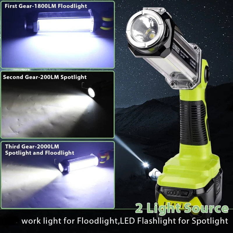 LED ワークライト リョービ ONE+ 18V リチウムイ - Outdoor Camping Adventure Lamp のレビューと価格