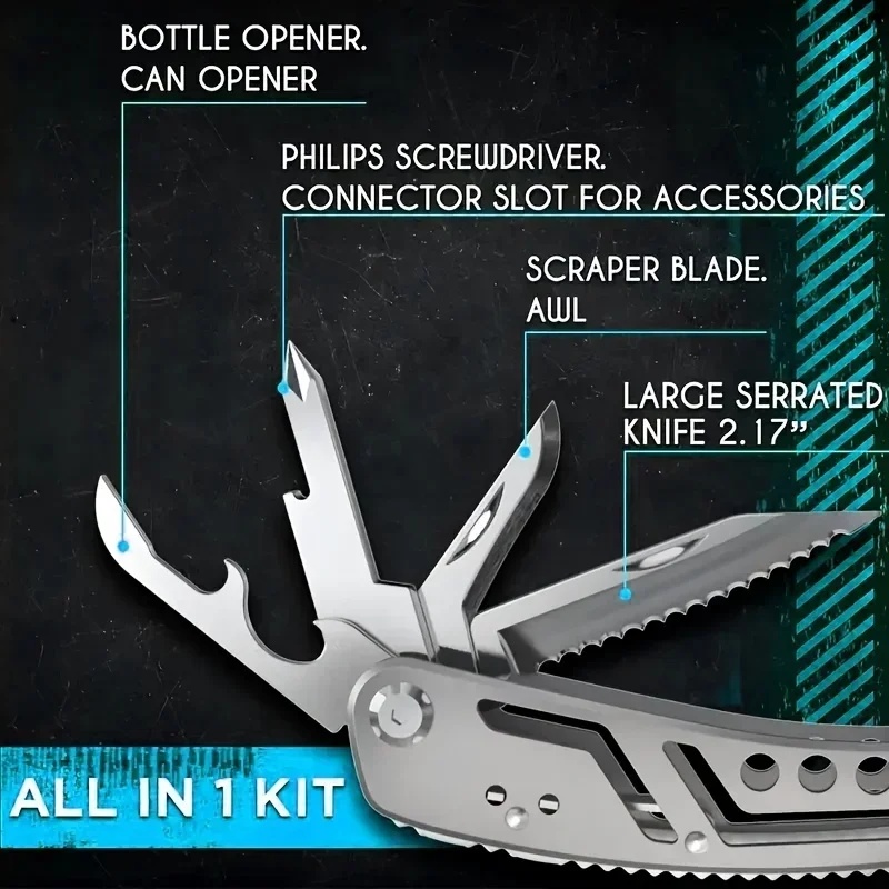 24in1マルチツール オールインワン多機能ギア ナイフ・プ - Camping Knife Multi-Tool のレビューと価格
