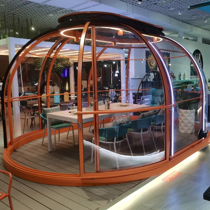 透明ポリカーボネートドーム型タイニーハウス、カスタマイズ可能 - Outdoor Camping Venues のレビューと価格