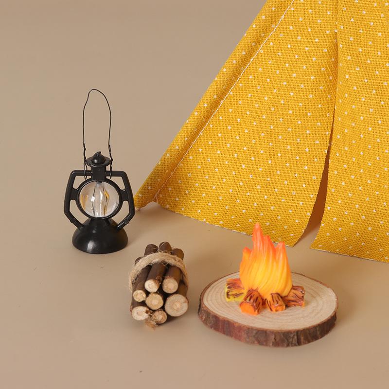 1:12 スケールキャンプテントモデル装飾模擬屋外テント飾り - Outdoor Camping Gazebo のレビューと価格