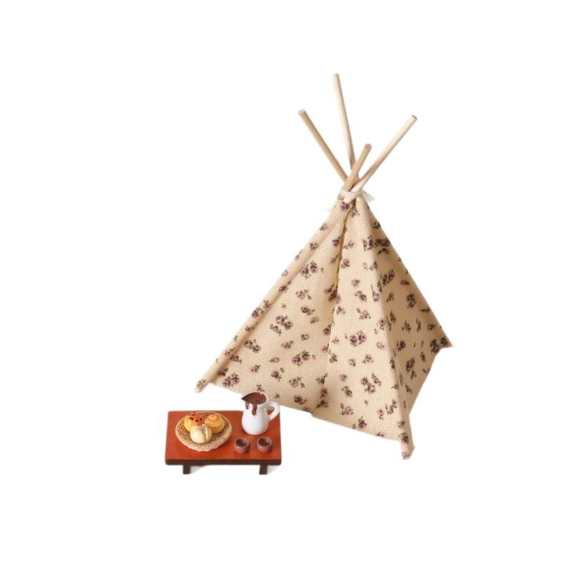 1:12 スケールキャンプテントモデル装飾模擬屋外テント飾り - Outdoor Camping Gazebo のレビューと価格