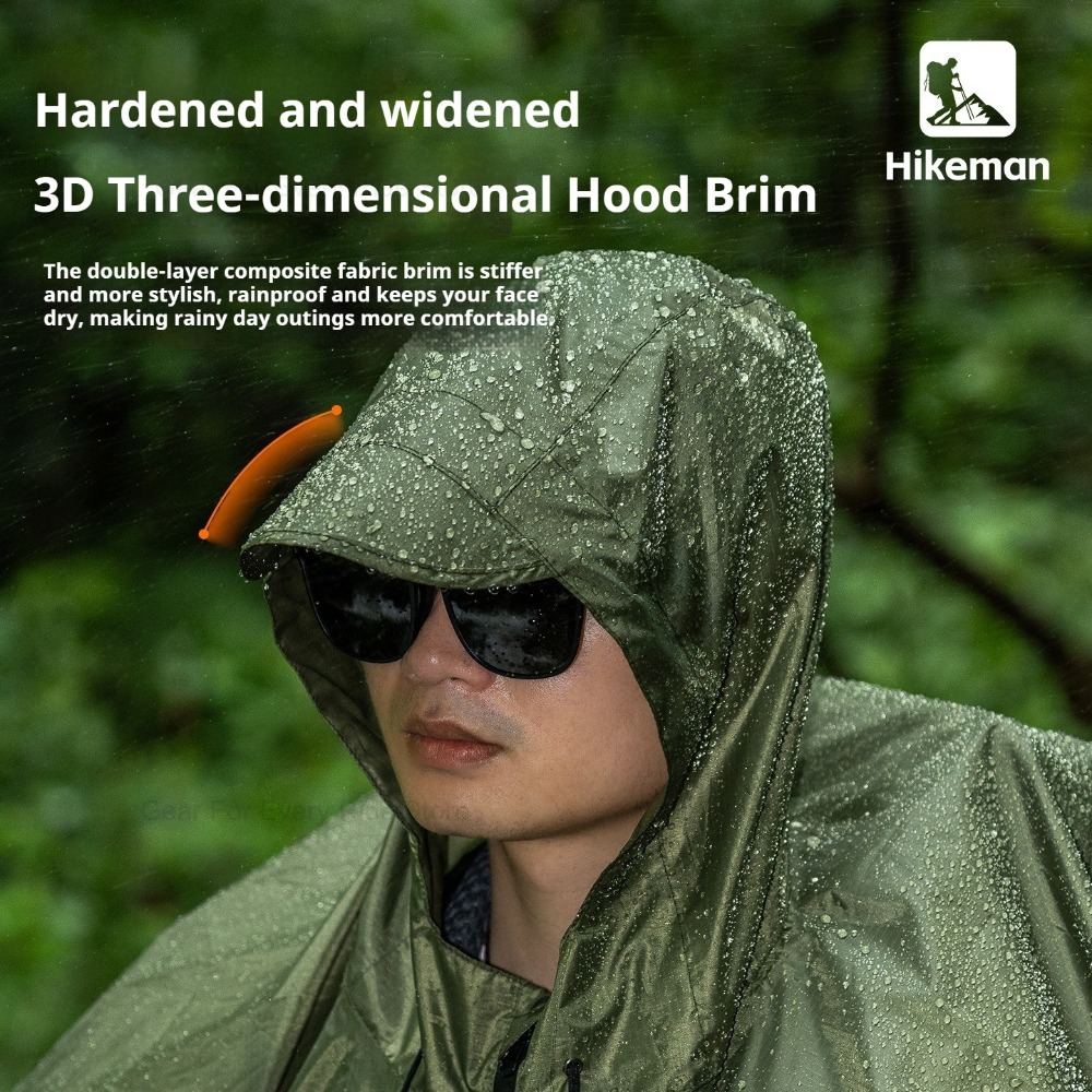 超軽量ジッパーレインコート 210T ポリエステル 防水レイ - Outdoor Camping Jacket のレビューと価格