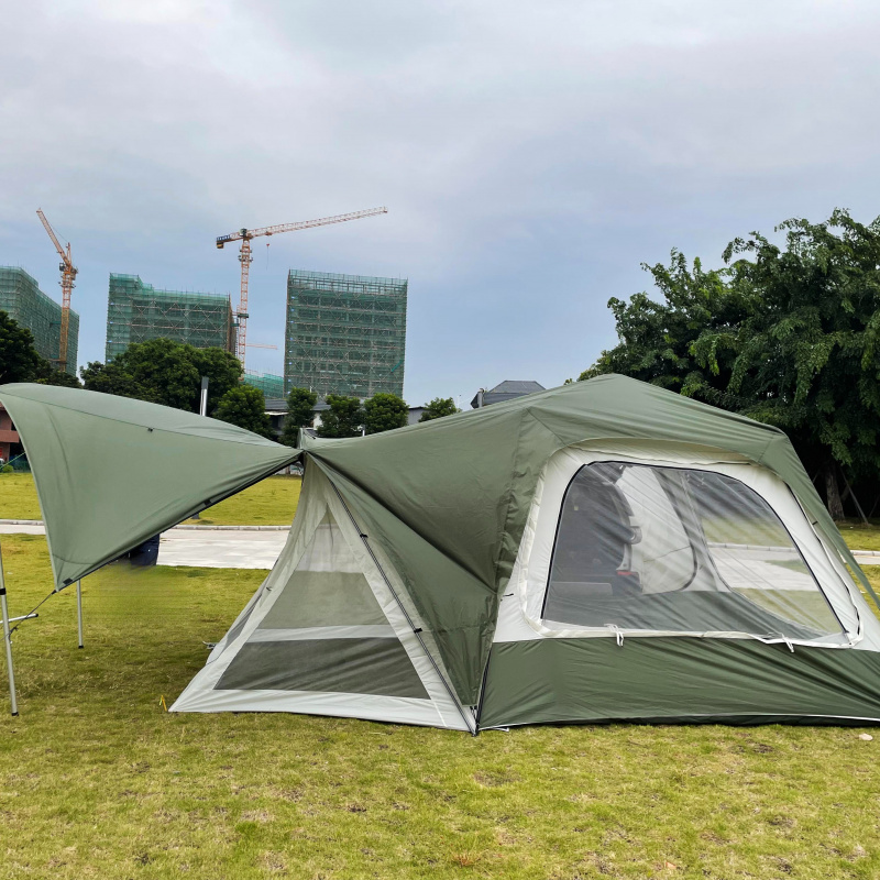 工場OEMポータブル折りたたみ式カールーフテント大容量屋外自 - Outdoor Camping Van Tent のレビューと価格