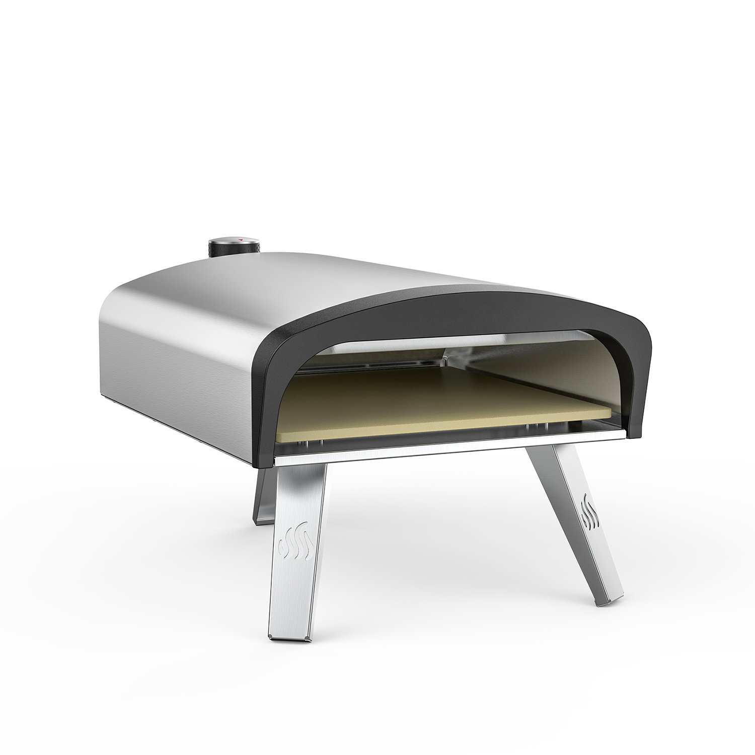 石窯付きピザオーブン キャンプ用ステンレス鋼ガスオーブン 室 - Outdoor Camping Oven のレビューと価格