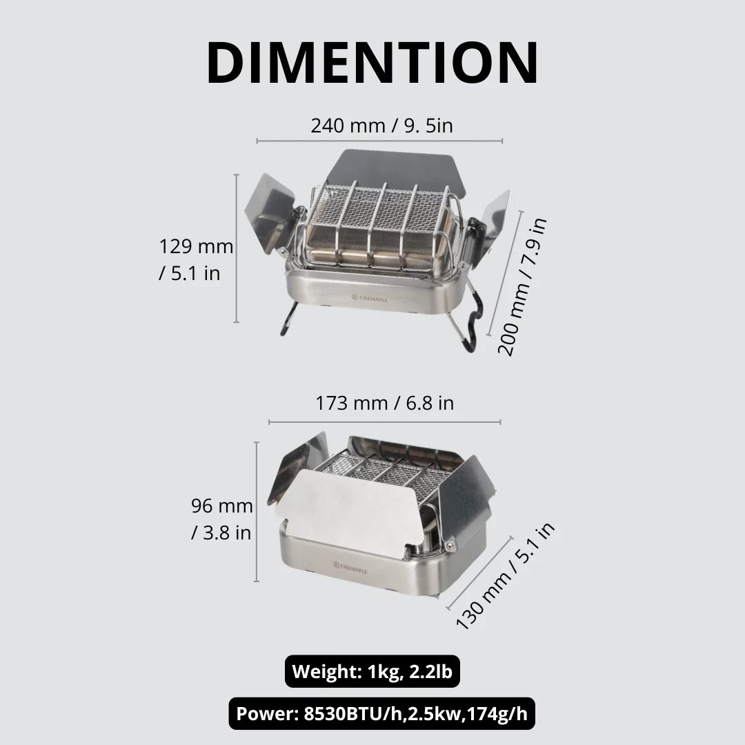 Fire-Maple Sunflower X ガスキャンプス - Outdoor Camping Gas Heater のレビューと価格