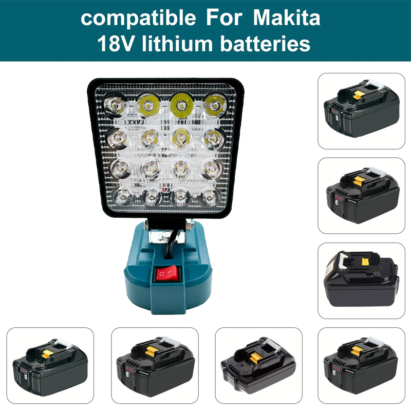 LED バッテリー懐中電灯マキタ 18V バッテリー LED - Outdoor Camping Adventure Lamp のレビューと価格