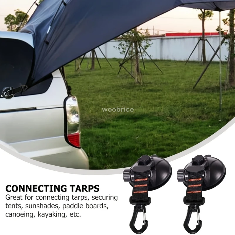 1/8個入りテント吸盤、車のサイドタープやキャンプ用の強力な - Outdoor Camping Gazebo のレビューと価格