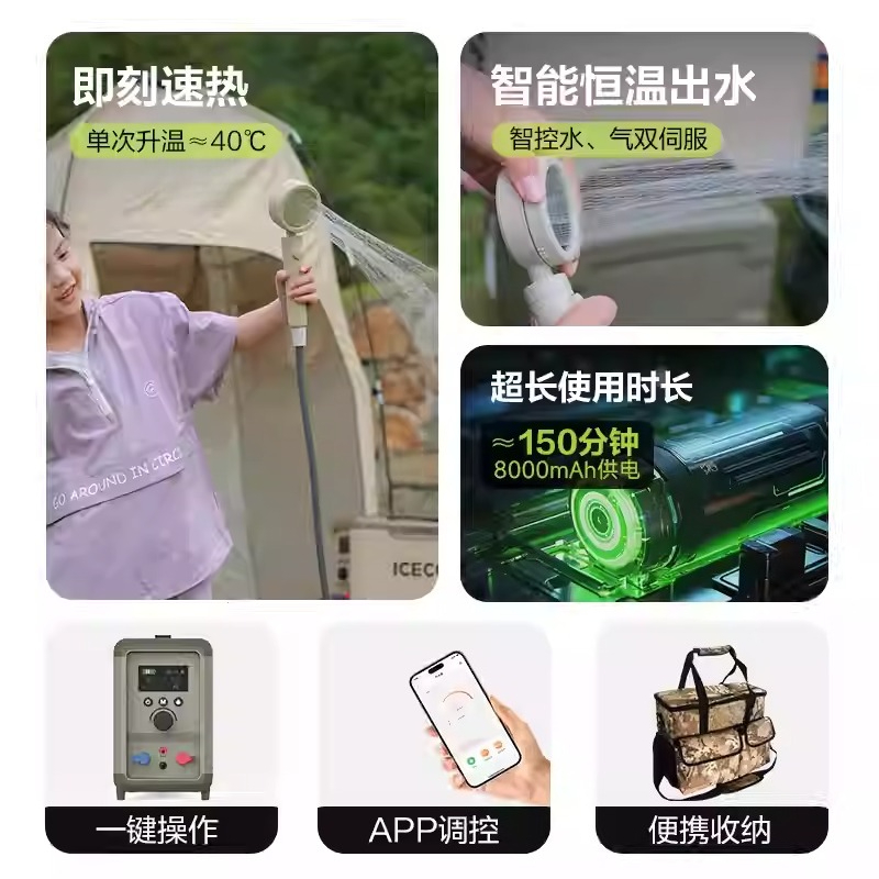 自動運転車用温水装置 - 屋外用恒温キャンプシャワーヒーター - Outdoor Camping Hot Water Shower のレビューと価格