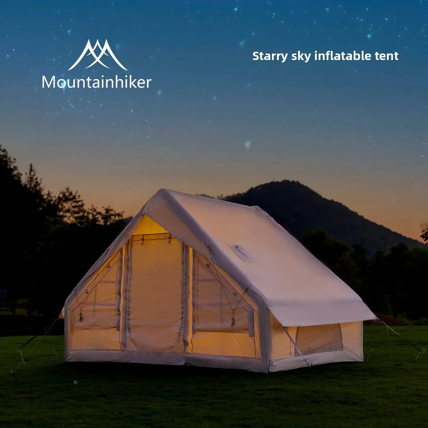 マウンテンハイカー特大インフレータブルテント 3～6人用ファ - Outdoor Camping Gazebo のレビューと価格