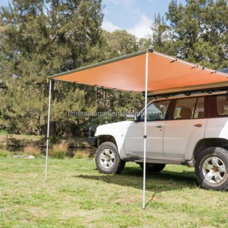 カスタムロゴ入り日よけカーオーニングサイド屋外防水キャンプキ - Outdoor Camping Van Tent のレビューと価格
