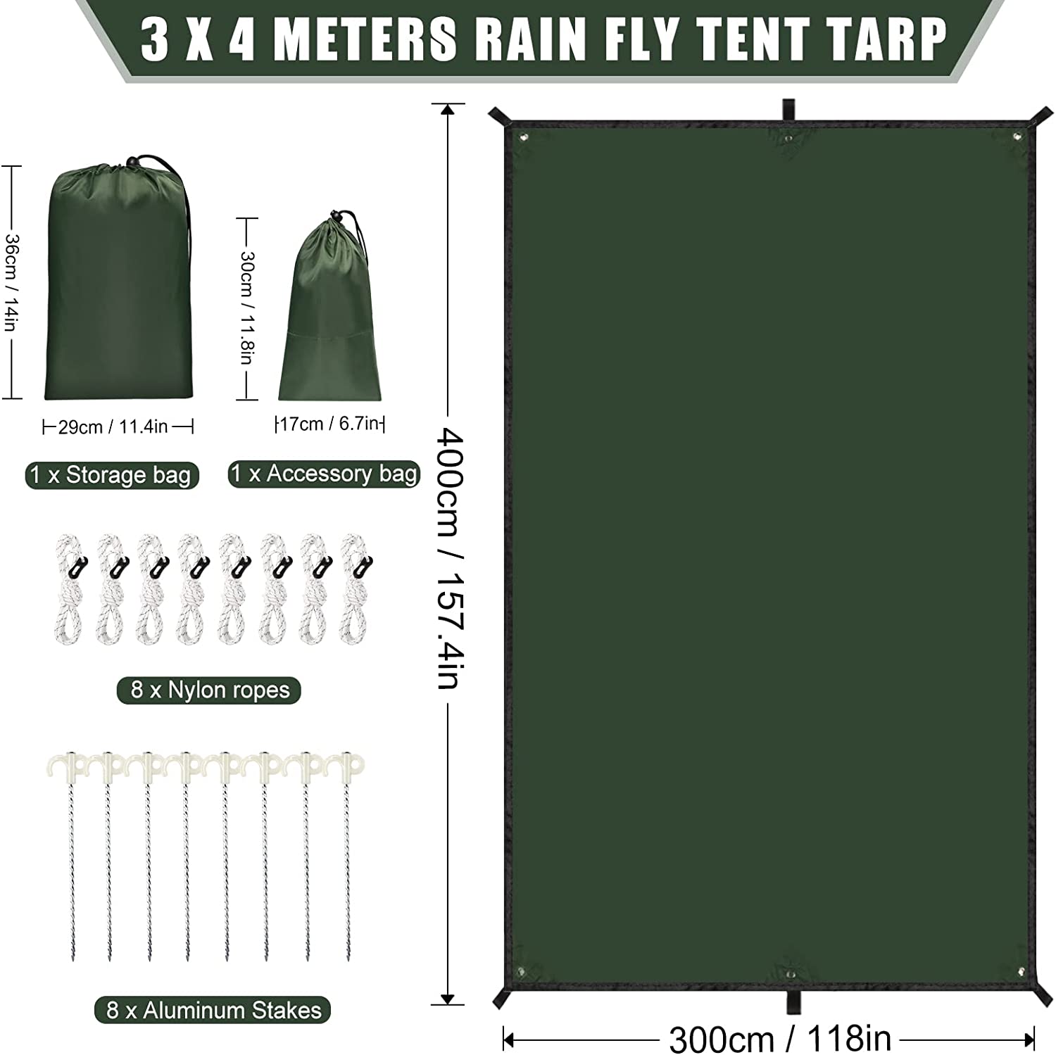 2026年防水キャンプタープ、ハンモックレインフライ、UVカ - Waterproof Tarp Shelter のレビューと価格