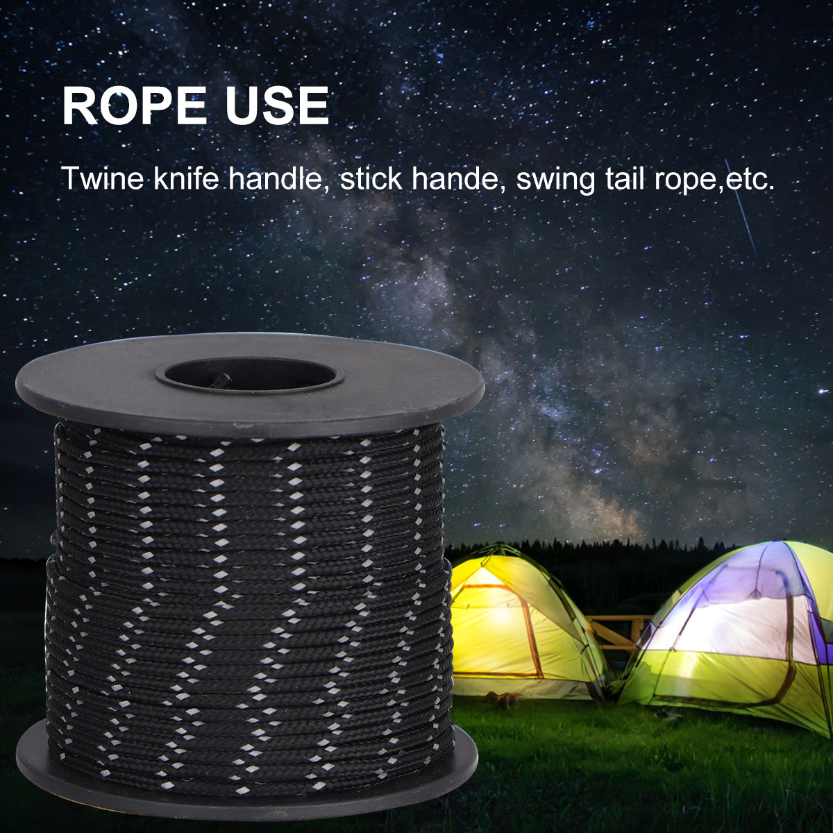 31メートル 2.1mm 反射性ガイライン テントロープ キ - Outdoor Camping Guy のレビューと価格