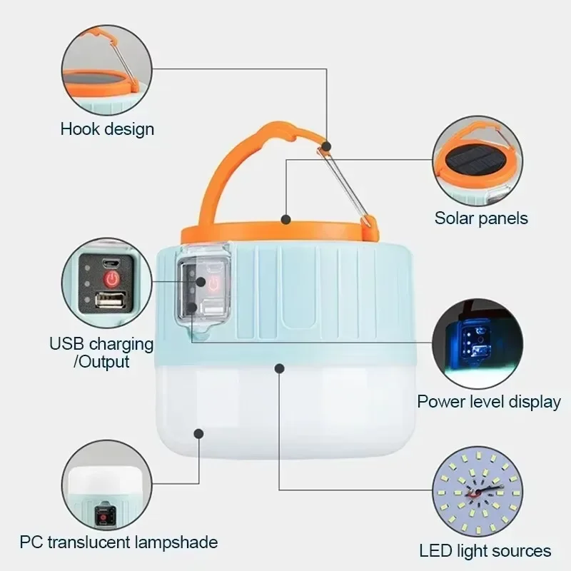 オールインワン ソーラーキャンプランタン（モバイルバッテリー - Outdoor Camping Light Ideas のレビューと価格