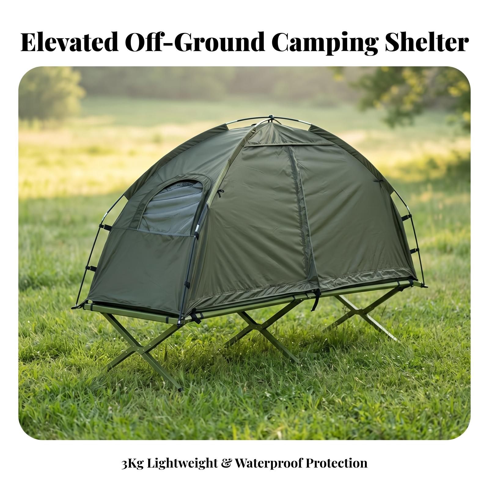 コンパクトなアウトドア用簡易テント（キャンプ用）、8本の地釘 - Outdoor Camping Guy のレビューと価格