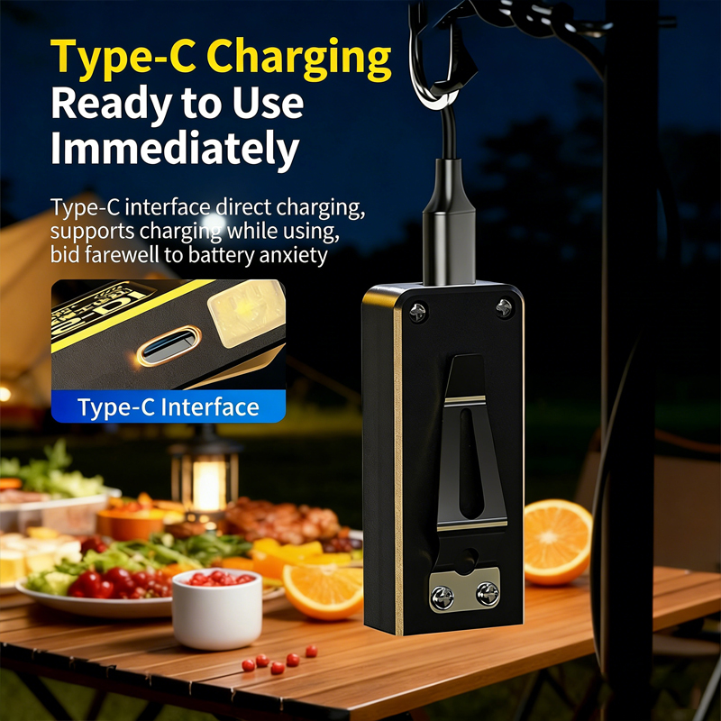 1/2 個ミニ COB LED 懐中電灯 USB 充電式強力 - Outdoor Camping Adventure Lamp のレビューと価格