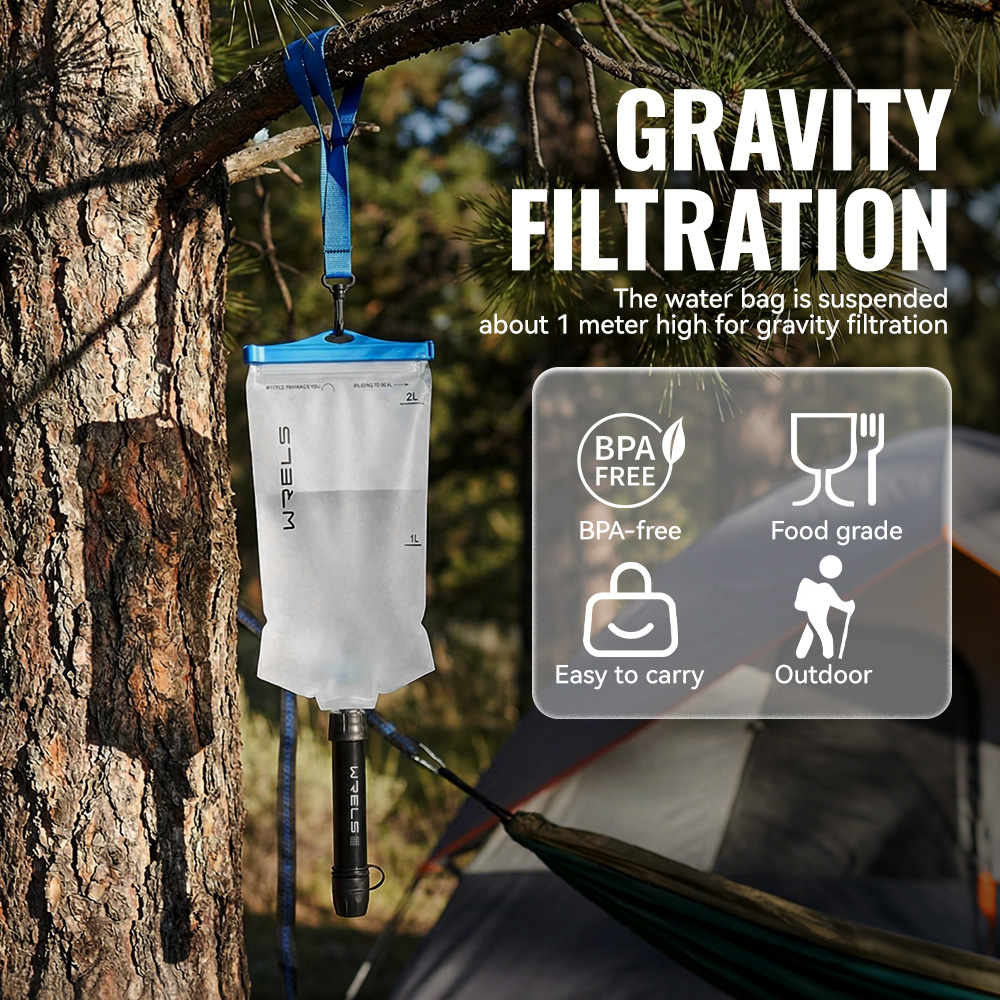 WRELS 屋外浄水器 ポータブル 直飲みミニ浄水器 屋外緊 - Survival Kit のレビューと価格