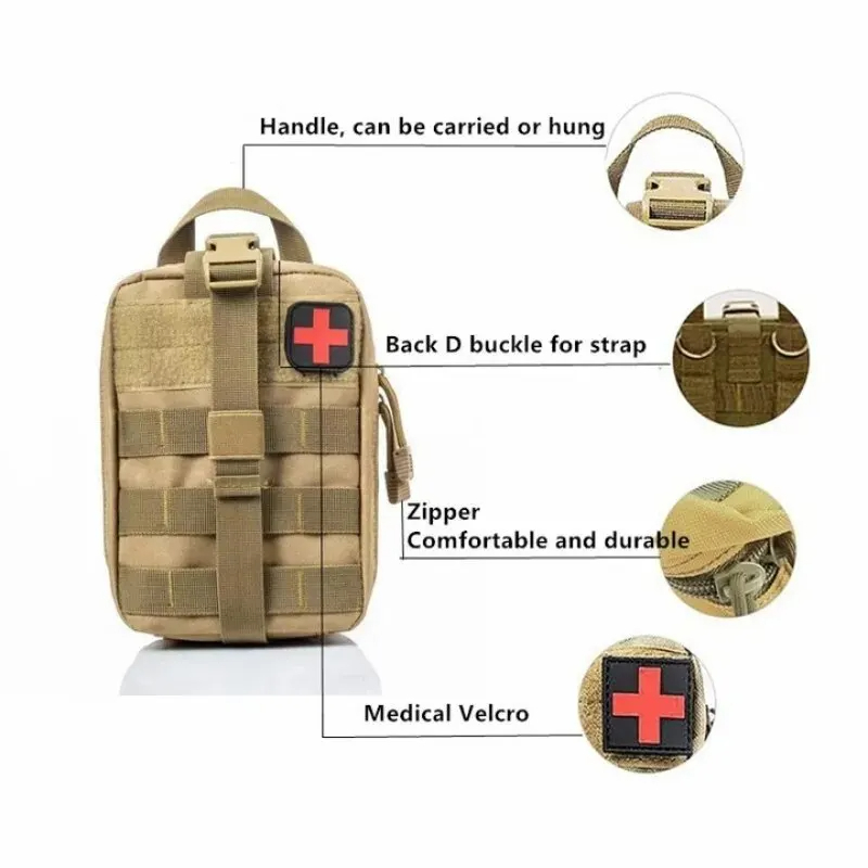 戦術的な応急処置キット医療バッグ緊急屋外狩猟車キャンプモール - Survival Kit のレビューと価格