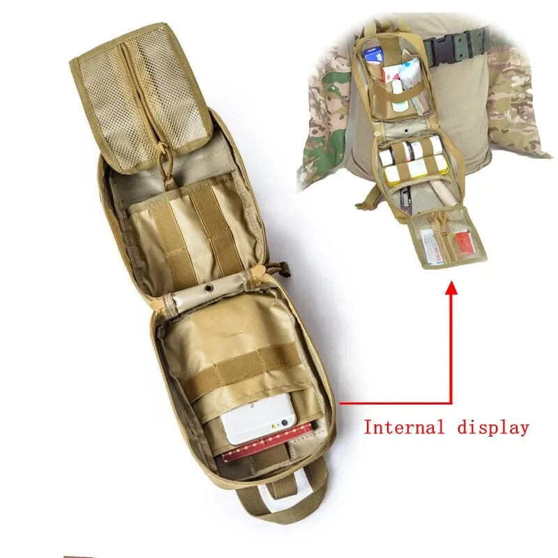 戦術的な応急処置キット医療バッグ緊急屋外狩猟車キャンプモール - Survival Kit のレビューと価格