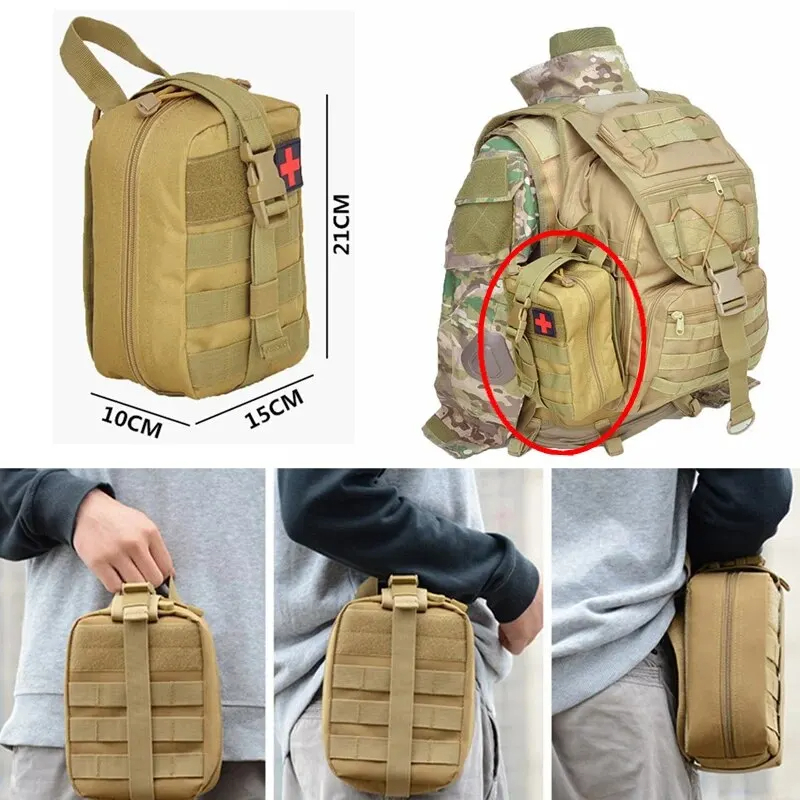 戦術的な応急処置キット医療バッグ緊急屋外狩猟車キャンプモール - Survival Kit のレビューと価格