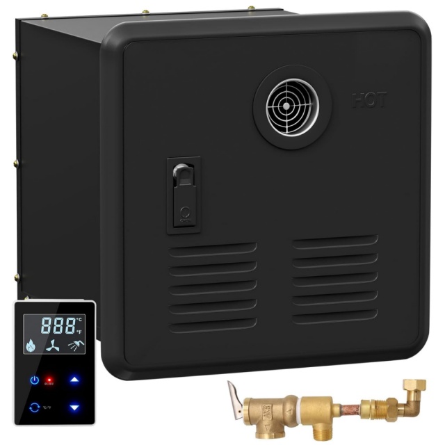 ポータブルRV用インスタントガス給湯器 12V |   自立 - Outdoor Camping Gas Heater のレビューと価格