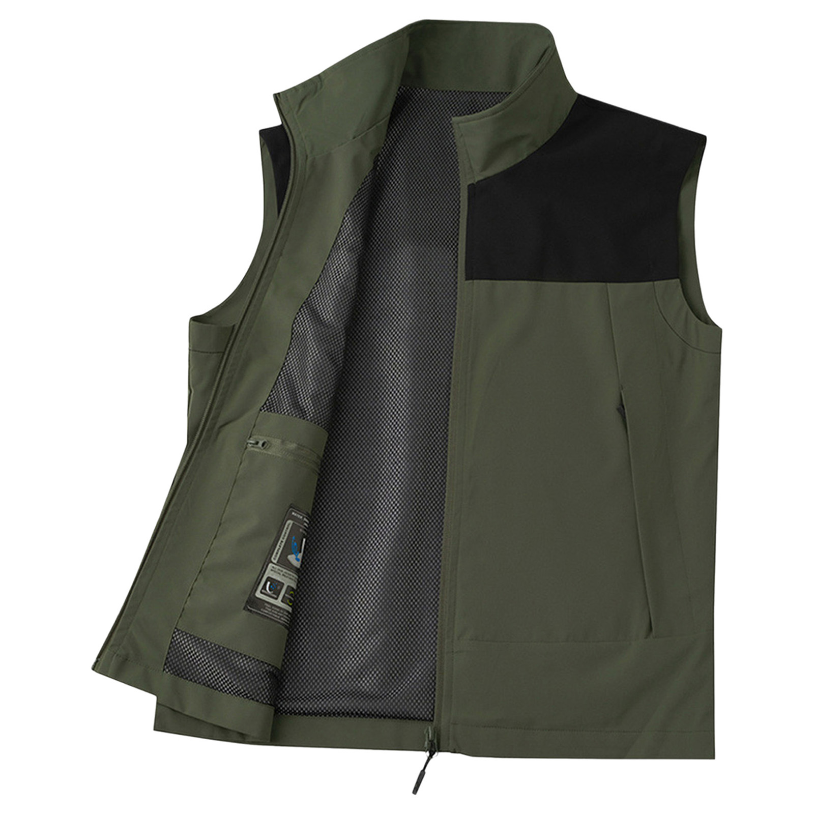 # M-5XL メンズゴルフベスト スタンドカラー ノースリ - Outdoor Camping Jacket のレビューと価格