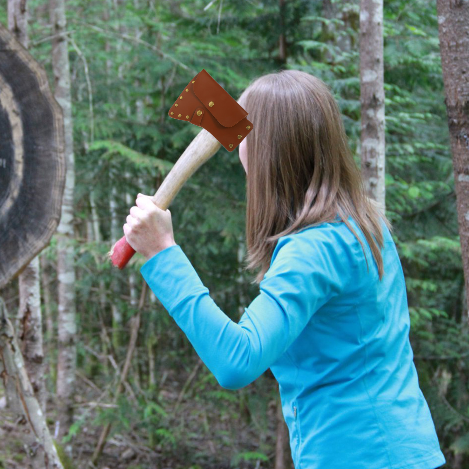 頑丈なPU素材の斧カバー、携帯用斧保護スリーブ、キャンプやハ - Camp Axe Hatchet のレビューと価格