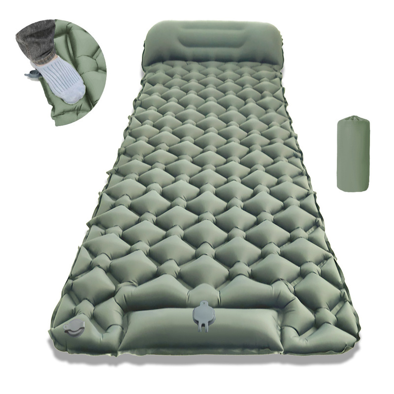 自動膨張式フットプレスキャンプマット厚い TPU 耐湿性ポー - Outdoor Camping Gazebo のレビューと価格