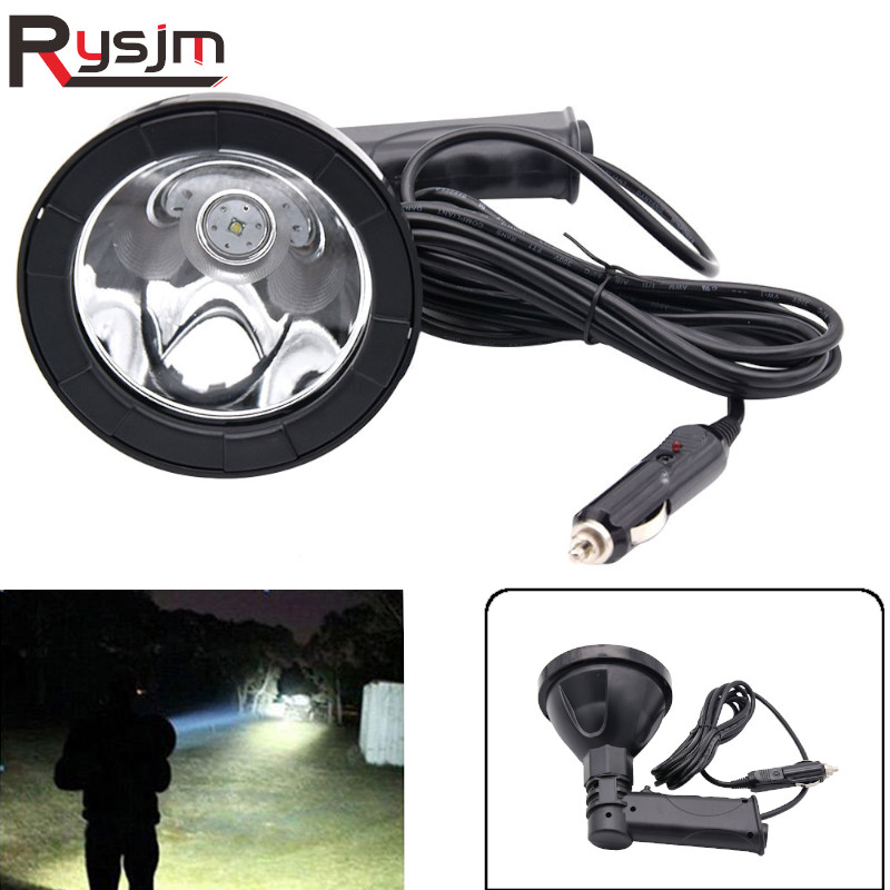100W 4インチ高出力ハンドヘルドライト ハンティングラン - Outdoor Camping Adventure Lamp のレビューと価格
