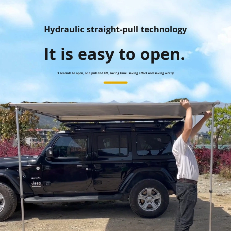 車用サイドオーニング、防水オックスフォード生地サンシェード、 - Outdoor Camping Van Tent のレビューと価格