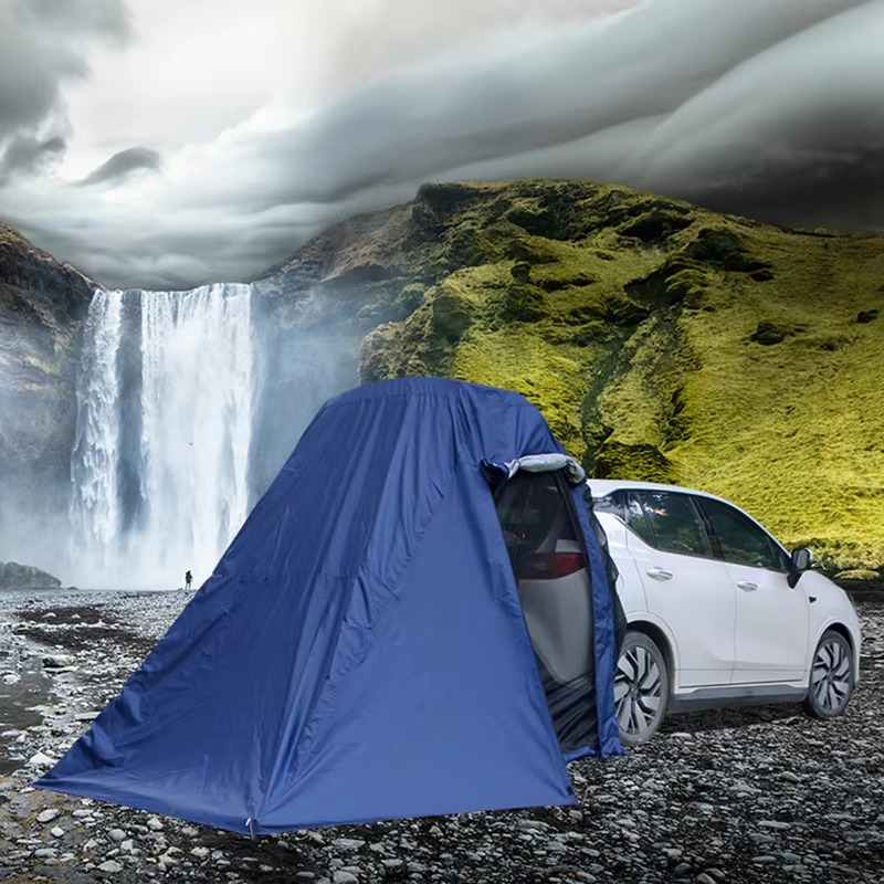 SUVテールゲートアウトドアキャンプカーテールエクステンショ - Outdoor Camping Van Tent のレビューと価格