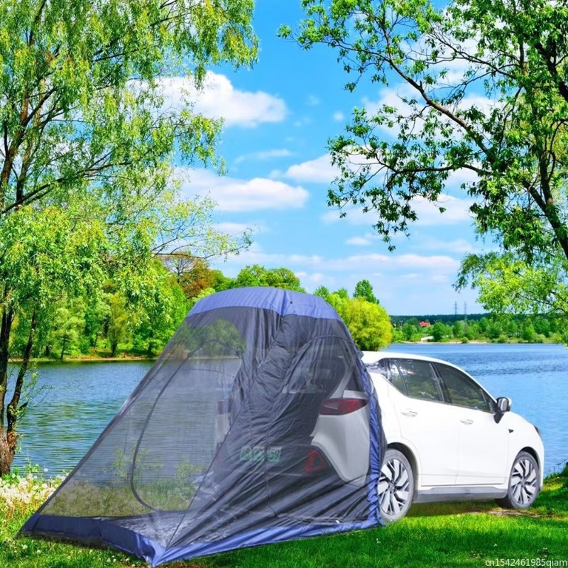 SUVテールゲートアウトドアキャンプカーテールエクステンショ - Outdoor Camping Van Tent のレビューと価格